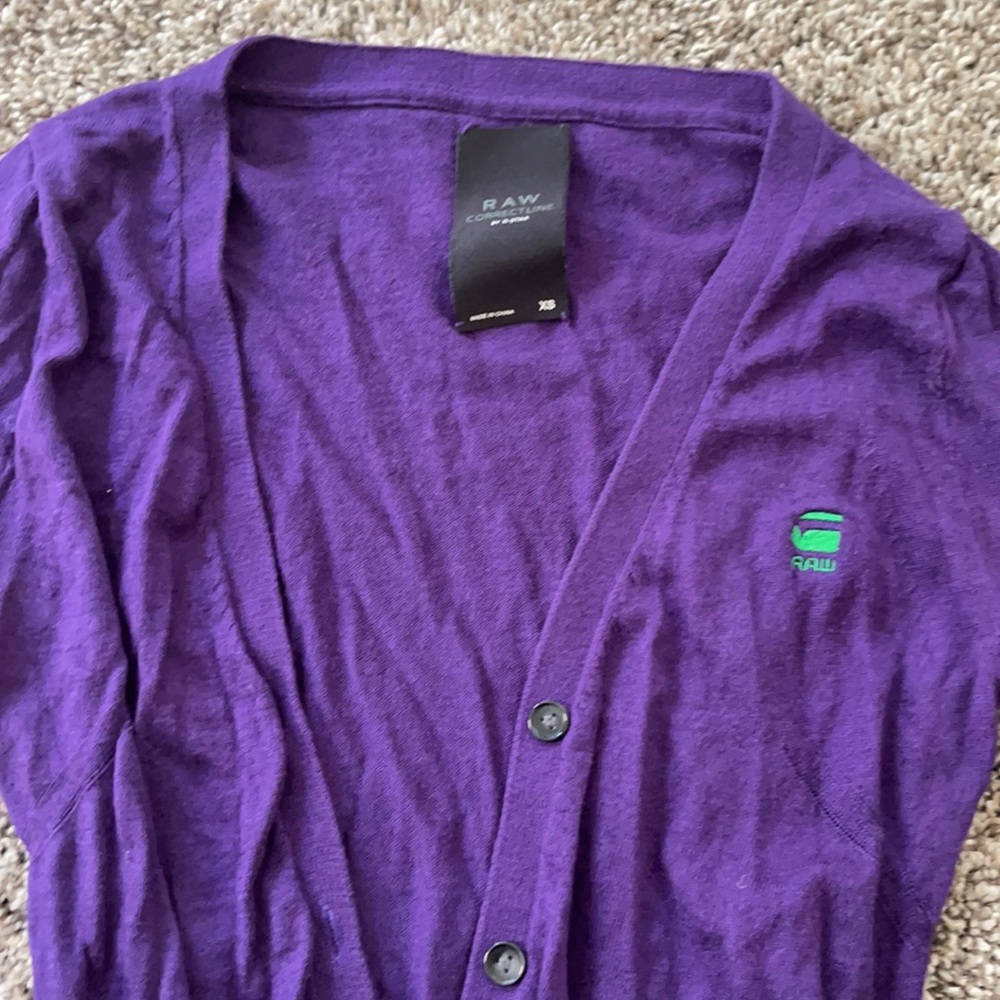 G-Star Raw Cardigan -Very soft Modal. XS